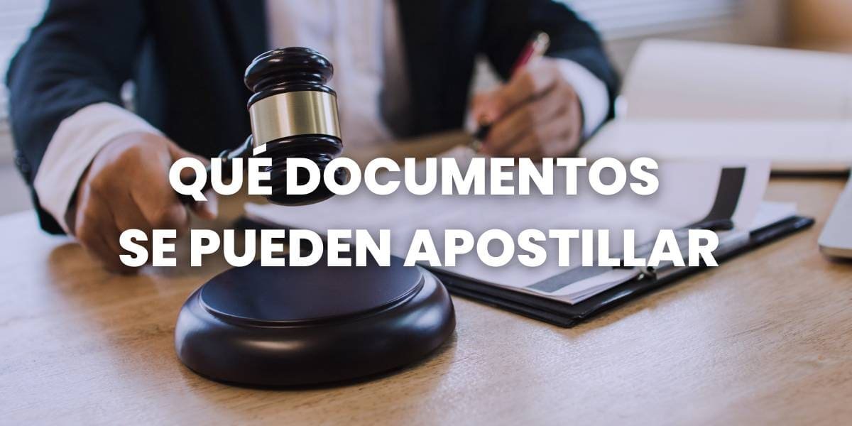 que documentos se pueden apostillar